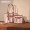 imageMontana West 2Pcs Handbags Sets for Women Large Tote Bags Cute Crossbody PursesAbrown