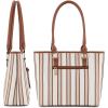 imageMontana West 2Pcs Handbags Sets for Women Large Tote Bags Cute Crossbody PursesAbrown
