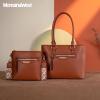 imageMontana West 2Pcs Handbags Sets for Women Large Tote Bags Cute Crossbody PursesBrown