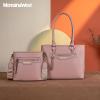 imageMontana West 2Pcs Handbags Sets for Women Large Tote Bags Cute Crossbody PursesPink