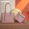 imageMontana West 2Pcs Handbags Sets for Women Large Tote Bags Cute Crossbody PursesPink