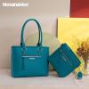 imageMontana West 2Pcs Handbags Sets for Women Large Tote Bags Cute Crossbody PursesTurquoise