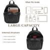 imageMedium Backpack Purse for Women Anti Theft Backpack with Secured Zipper ampamp Tassel3pcs Black