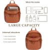 imageMedium Backpack Purse for Women Anti Theft Backpack with Secured Zipper ampamp Tassel3pcs Brown