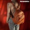imageMedium Backpack Purse for Women Anti Theft Backpack with Secured Zipper ampamp Tassel3pcs Zipper Brown
