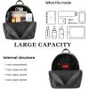 imageMedium Backpack Purse for Women Anti Theft Backpack with Secured Zipper ampamp TasselBackpack Black
