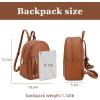 imageMedium Backpack Purse for Women Anti Theft Backpack with Secured Zipper ampamp TasselBackpack Brown