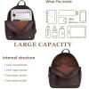 imageMedium Backpack Purse for Women Anti Theft Backpack with Secured Zipper ampamp TasselBackpack Coffee