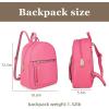 imageMedium Backpack Purse for Women Anti Theft Backpack with Secured Zipper ampamp TasselBackpack Hot Pink