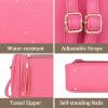 imageMedium Backpack Purse for Women Anti Theft Backpack with Secured Zipper ampamp TasselBackpack Hot Pink
