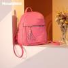imageMedium Backpack Purse for Women Anti Theft Backpack with Secured Zipper ampamp TasselBackpack Hot Pink