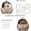 imageMedium Backpack Purse for Women Anti Theft Backpack with Secured Zipper ampamp TasselBackpack Khaki
