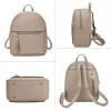 imageMedium Backpack Purse for Women Anti Theft Backpack with Secured Zipper ampamp TasselBackpack Khaki