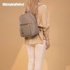 imageMedium Backpack Purse for Women Anti Theft Backpack with Secured Zipper ampamp TasselBackpack Khaki