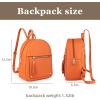 imageMedium Backpack Purse for Women Anti Theft Backpack with Secured Zipper ampamp TasselBackpack Orange