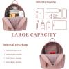 imageMedium Backpack Purse for Women Anti Theft Backpack with Secured Zipper ampamp TasselBackpack Pink