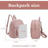 imageMedium Backpack Purse for Women Anti Theft Backpack with Secured Zipper ampamp TasselBackpack Pink