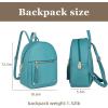 imageMedium Backpack Purse for Women Anti Theft Backpack with Secured Zipper ampamp TasselBackpack Turquoise