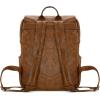 imageMontana West  Wrangler Brown Leather Laptop Backpack Purse Women and Men Unisex Fashion BackpackBrown