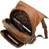 imageMontana West  Wrangler Brown Leather Laptop Backpack Purse Women and Men Unisex Fashion BackpackBrown
