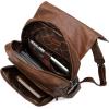 imageMontana West  Wrangler Brown Leather Laptop Backpack Purse Women and Men Unisex Fashion BackpackDark Brown