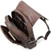 imageMontana West  Wrangler Brown Leather Laptop Backpack Purse Women and Men Unisex Fashion BackpackLight Coffee