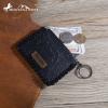 imageMontana West  Wrangler Coin Purse for Men Women Embossed Leather Coin Pouch Small Wallet BlackTooling Pouch Black