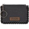 imageMontana West  Wrangler Coin Purse for Men Women Embossed Leather Coin Pouch Small Wallet BlackTooling Pouch Black