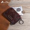 imageMontana West  Wrangler Coin Purse for Men Women Embossed Leather Coin Pouch Small Wallet BlackTooling Pouch Coffee