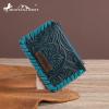 imageMontana West  Wrangler Coin Purse for Men Women Embossed Leather Coin Pouch Small Wallet BlackTooling Pouch Turquoise