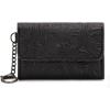 imageMontana West  Wrangler Coin Purse for Men Women Embossed Leather Coin Pouch Small Wallet BlackUnique Mini Wallet Black