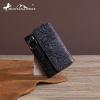 imageMontana West  Wrangler Coin Purse for Men Women Embossed Leather Coin Pouch Small Wallet BlackUnique Mini Wallet Black