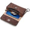 imageMontana West  Wrangler Coin Purse for Men Women Embossed Leather Coin Pouch Small Wallet BlackUnique Mini Wallet Brown