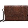 imageMontana West  Wrangler Coin Purse for Men Women Embossed Leather Coin Pouch Small Wallet BlackUnique Mini Wallet Brown