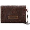 imageMontana West  Wrangler Coin Purse for Men Women Embossed Leather Coin Pouch Small Wallet BlackUnique Mini Wallet Coffe