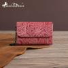 imageMontana West  Wrangler Coin Purse for Men Women Embossed Leather Coin Pouch Small Wallet BlackUnique Mini Wallet Pink