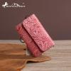 imageMontana West  Wrangler Coin Purse for Men Women Embossed Leather Coin Pouch Small Wallet BlackUnique Mini Wallet Pink