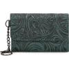 imageMontana West  Wrangler Coin Purse for Men Women Embossed Leather Coin Pouch Small Wallet BlackUnique Mini Wallet Turquoise