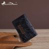 imageMontana West  Wrangler Coin Purse for Men Women Embossed Leather Coin Pouch Small Wallet BlackVintage Card Case Black