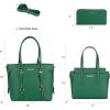 imageMontana West 3PCS Purses for Women Tote Bag and Wallet Set Shoulder Satchel Handbags3pcs Green