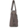imageMontana West 3PCS Purses for Women Tote Bag and Wallet Set Shoulder Satchel Handbags3pcs Grey