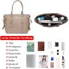 imageMontana West 3PCS Purses for Women Tote Bag and Wallet Set Shoulder Satchel Handbags3pcs Khaki