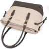 imageMontana West 3PCS Purses for Women Tote Bag and Wallet Set Shoulder Satchel HandbagsElengant Beige  Grey