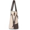 imageMontana West 3PCS Purses for Women Tote Bag and Wallet Set Shoulder Satchel HandbagsElengant Beige  Grey