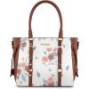 imageMontana West 3PCS Purses for Women Tote Bag and Wallet Set Shoulder Satchel HandbagsFlower Brown