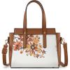 imageMontana West 3PCS Purses for Women Tote Bag and Wallet Set Shoulder Satchel HandbagsFlower Light Brown