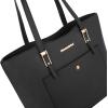 imageMontana West 3PCS Purses for Women Tote Bag and Wallet Set Shoulder Satchel HandbagsZ Handbag Black