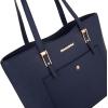 imageMontana West 3PCS Purses for Women Tote Bag and Wallet Set Shoulder Satchel HandbagsZ Handbag Navy