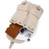 imageMontana West Backpack Purse for Women Soft Washed Leather Drawstring Casual Travel Large BackpacksZ Beige