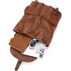 imageMontana West Backpack Purse for Women Soft Washed Leather Drawstring Casual Travel Large BackpacksZ Brown